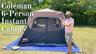 Coleman 6Person Instant Cabin  2021 [upl. by Chappy220]