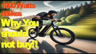 Why 1000 Watt eBikes Are a Scam for City Riders The Truth They Wont Tell You [upl. by Nirol102]