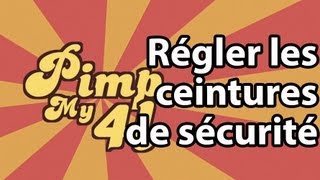 Régler les ceintures de sécurité sur sa 4L [upl. by Auhel]