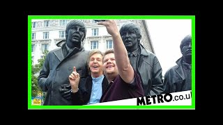 Beatles Carpool Karaoke Paul McCartney films with James Corden in Liverpool [upl. by Fante163]