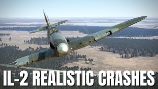 Realistic Airplane Crashes amp Takedowns Feat NEW P51B V203  IL2 Sturmovik Flight Sim Crashes [upl. by Derman]