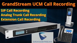 GrandStream UCM Call Recording  Analog SIP trunk Call Recording  Extension Call Recording  iTinfo [upl. by Ensoll]