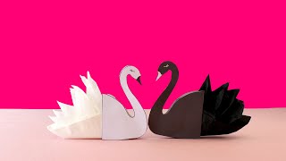 Paper Napkin Swans [upl. by Wolfie528]