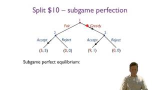 Extensive form games and subgame perfection [upl. by Iak64]