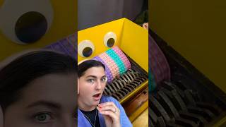 STELL DIR VOR … ShredderVs shreddermachine ASMR shredder shredding firstreactionshock [upl. by Adnol611]