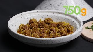 Avec seulement 4 ingrédients  Recette de tajine de kefta au riz et curcuma  750g [upl. by Anitsrhc]