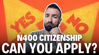 Can I file N400 Citizenship application with a pending I751 petition [upl. by Gilman]