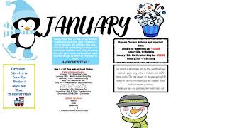 January In Home Daycare Newsletter [upl. by Edwin955]