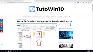 💻🔍 DONDE se GUARDAN las CAPTURAS de PANTALLA en WINDOWS 10 8 y 7 [upl. by Halivah]