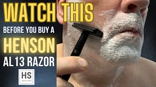 Is the Henson AL13 Razor worth buying  Unsponsored DE Safety Razor Review [upl. by Yhtommit879]