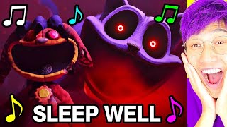 quotSLEEP WELLquot From POPPY PLAYTIME CHAPTER 3  OFFICIAL MUSIC VIDEO LANKYBOX REACTION [upl. by Byram358]