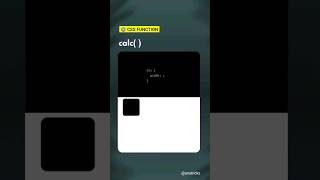 CSS Calc function  css tips css csstips [upl. by Neysa]