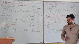 Preparation Methods of Benzene  Laboratory preparation  Ch 9 Aromatic Hydrocarbons  2nd year FSc [upl. by Ynaffi666]