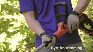 BLACKDECKER™ PowerCommand Gresstrimmer [upl. by Eixam]