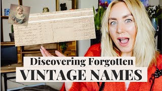 Unique VINTAGE NAMES Registered in 1870 that youll want to use TODAY SJ STRUM BABY NAMES [upl. by Tarah]