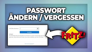 FritzBox Passwort ändern  vergessen  Tutorial [upl. by Eniotna726]