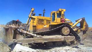 Caterpillar D11N Extreme Pushing [upl. by Halehs]