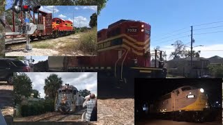 Florida Central Railroad Railfanning [upl. by Norym58]