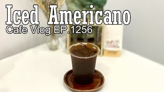 Cafe Vlog EP1256  Iced Americano  Coffee Americano  Black coffee  Coffee recipe [upl. by Tteltrab552]