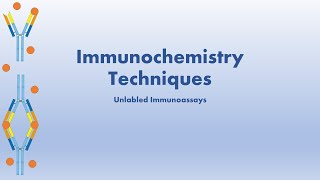 Immunochemistry Unlabeled Immunoassays [upl. by Mallissa]