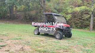 2023 Kawasaki Mule PROFX [upl. by Ennayar574]