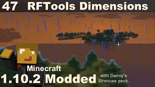 Modded 1102  E47  RFTools Dimensions [upl. by Ardnak995]