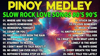 NONSTOP SLOW ROCK PINOY MEDLEY 2024 🌈 SOFT ROCK COLLECTION 2024 💦 MGA LUMANG TUGTUGIN NOONG 90S 14 [upl. by Stefano]