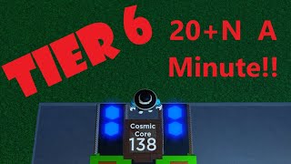 INSANE Tier 6 Cosmic Producer 6 In One Base 600 Nonillion An Hour Factory Simulator [upl. by Priscilla]