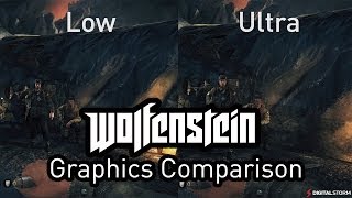 Wolfenstein The New Order Graphics Comparison  Ultra to Low [upl. by Thorndike]