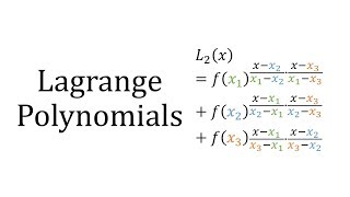 Lagrange Polynomials [upl. by Chandler]