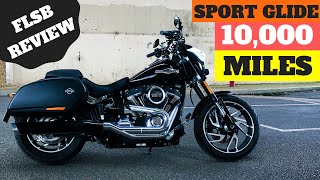 Harley Davidson Softail FLSB Sport Glide 10000 Mile Review amp Thoughts [upl. by Elga967]