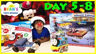 SURPRISE TOYS for Kids Christmas Thomas Trains Disney Hot Wheels Toy Cars Advent Calendar Day 58 [upl. by Garrick]