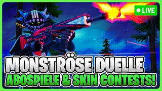 🚀 LIVE Fortnite  MONSTRÖSE DUELLE Abospiele amp Skin Contests 🔥🎮 [upl. by Kaleb]