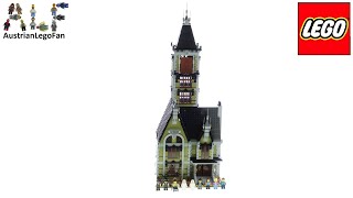 LEGO Creator 10273 Haunted House  Lego Speed Build Review [upl. by Goto78]