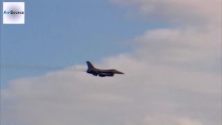 F16 Fighting Falcon Bombing amp Strafing Range [upl. by Noyad]