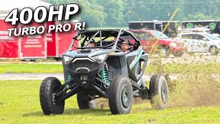 F1 RZR Pro R gets a 400HP Evolution turbo kit Its WILD [upl. by Eatnwahs]