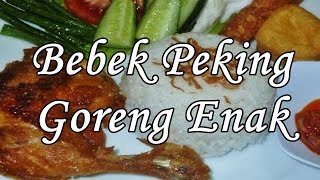 Resep Cara Membuat Bebek Peking Goreng Enak [upl. by Aikaz902]