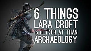 6 Things Lara Croft Is Better at Than Archaeology in Rise of the Tomb Raider Gameplay [upl. by Llain]