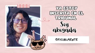 Ya estoy inscrita en el Tribunal [upl. by Aurilia838]