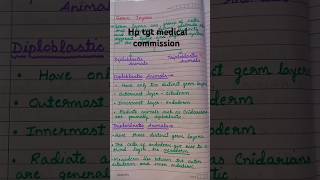 Short seriesgerm layer triploblastic animals hp tgt medical [upl. by Ashil789]