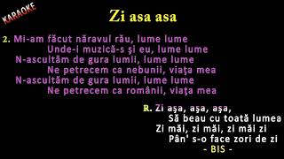 Zi asa asa asa karaoke  Mi maj [upl. by Annek]