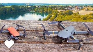 DJI SPARK vs DJI MAVIC PRO  Review  Der ultimative Vergleich [upl. by Bainbridge]