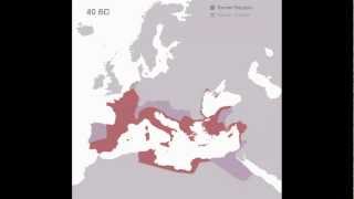 Animated History of the Roman Empire 510 BC  1453 AD [upl. by Stine]