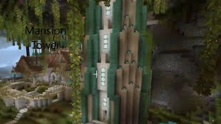 The Final Mansion in the Lush Cave on Forever BedrockNo commentary [upl. by Tamah487]