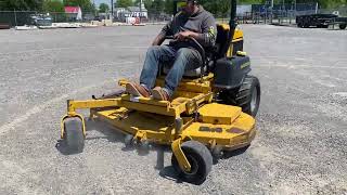 HUSTLER ZERO TURN 72quot CUTR ROTARY MOWER DIESEL LOT 2233 MAY 2024 AUCTION [upl. by Lamoureux]