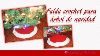 Falda crochet – ganchillo para árbol de navidad [upl. by Evyn563]