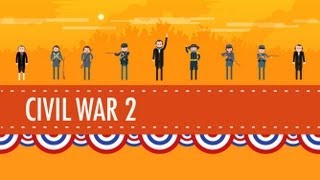 The Civil War Part 2 Crash Course US History 21 [upl. by Knapp]