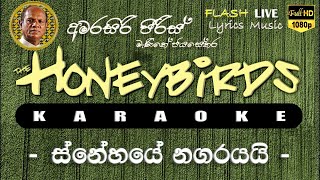 Snehaye Nagarayai Karaoke Without Voice ස්නේහයේ නගරයයි කැරෝකේ [upl. by Aip]