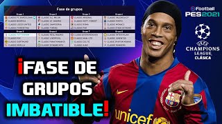 ¡JUEGO UNA CHAMPIONS LEAGUE CLÁSICA EN DIFICULTAD IMBATIBLE 😱 1  PES 2021 [upl. by Yevette]