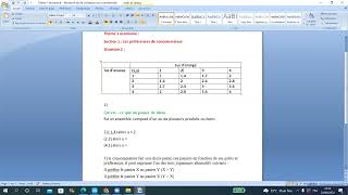 Extrait séance de révision micro économie la théorie du consommateur [upl. by Galen92]